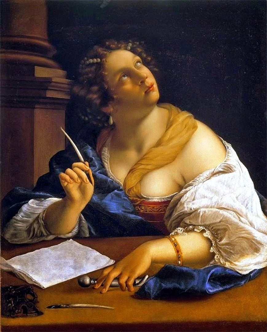Judith og hendes tjenestepige med Holofernes' hoved - Artemisia Gentileschi