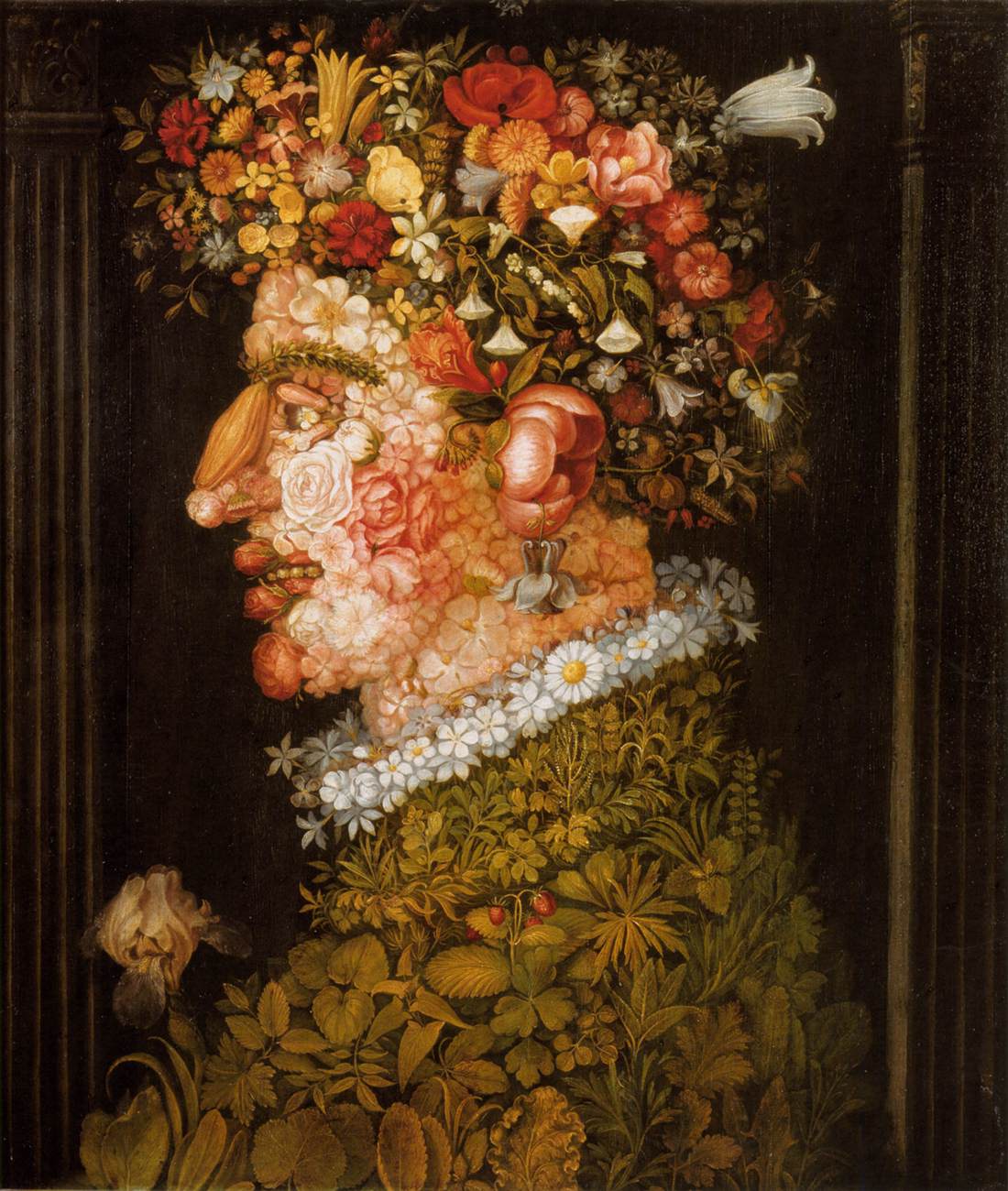Allegori af foråret - Giuseppe Arcimboldo