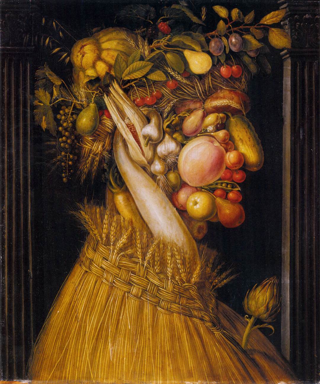 Allegori af Sommer - Giuseppe Arcimboldo