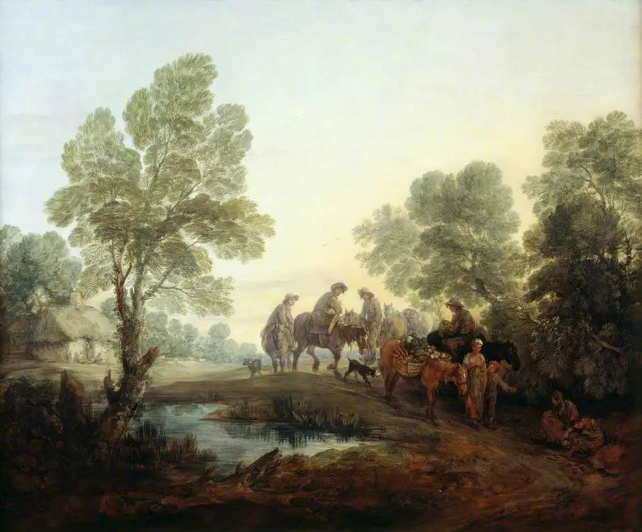 Gå til markedet - Thomas Gainsborough