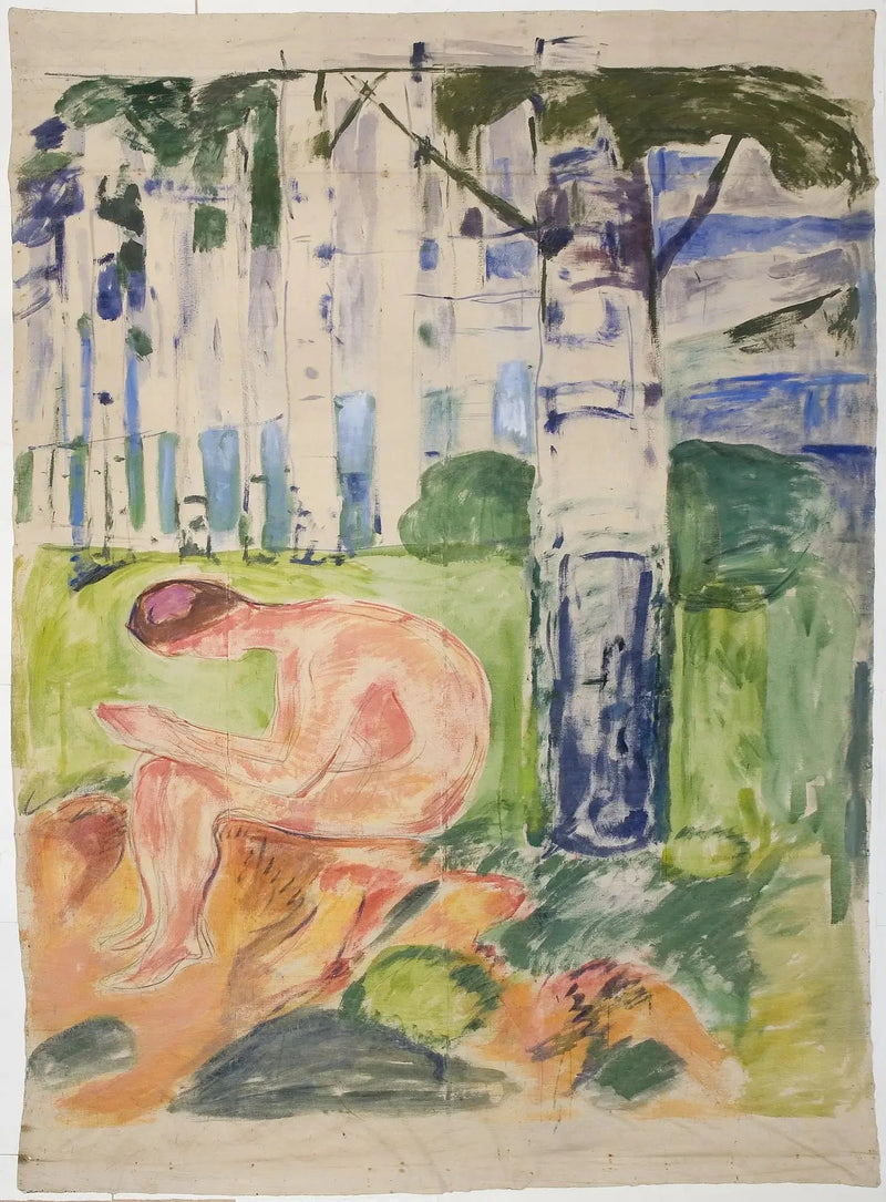 Alma Mater: ung siddende - Edvard Munch