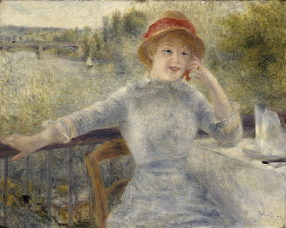 Alphonsine Fournaise - Pierre-Auguste Renoir image 1 copie peinte à la main à l’huile