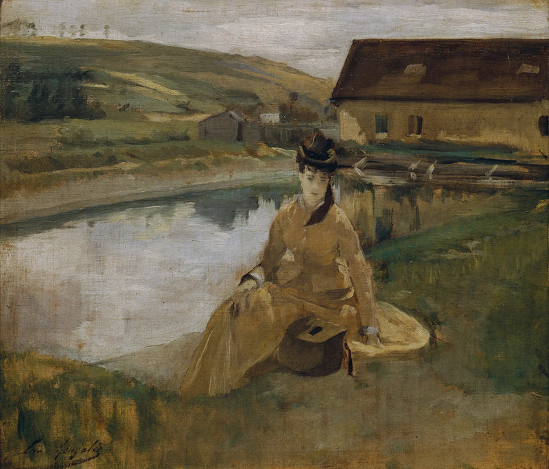 Am Wasser (Ved Vandet) - Eva Gonzalès
