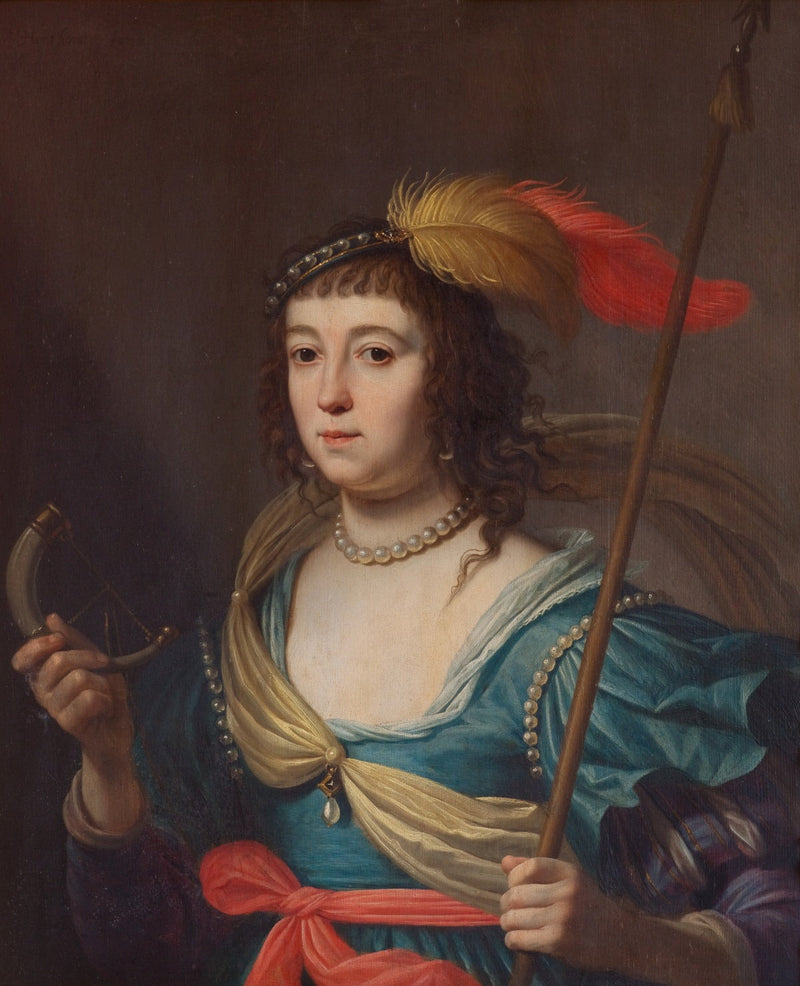 Amalia von Solms i rollen som Diana - Gerrit van Honthorst
