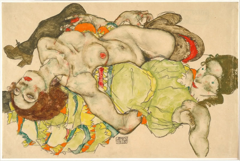Elskende - Egon Schiele