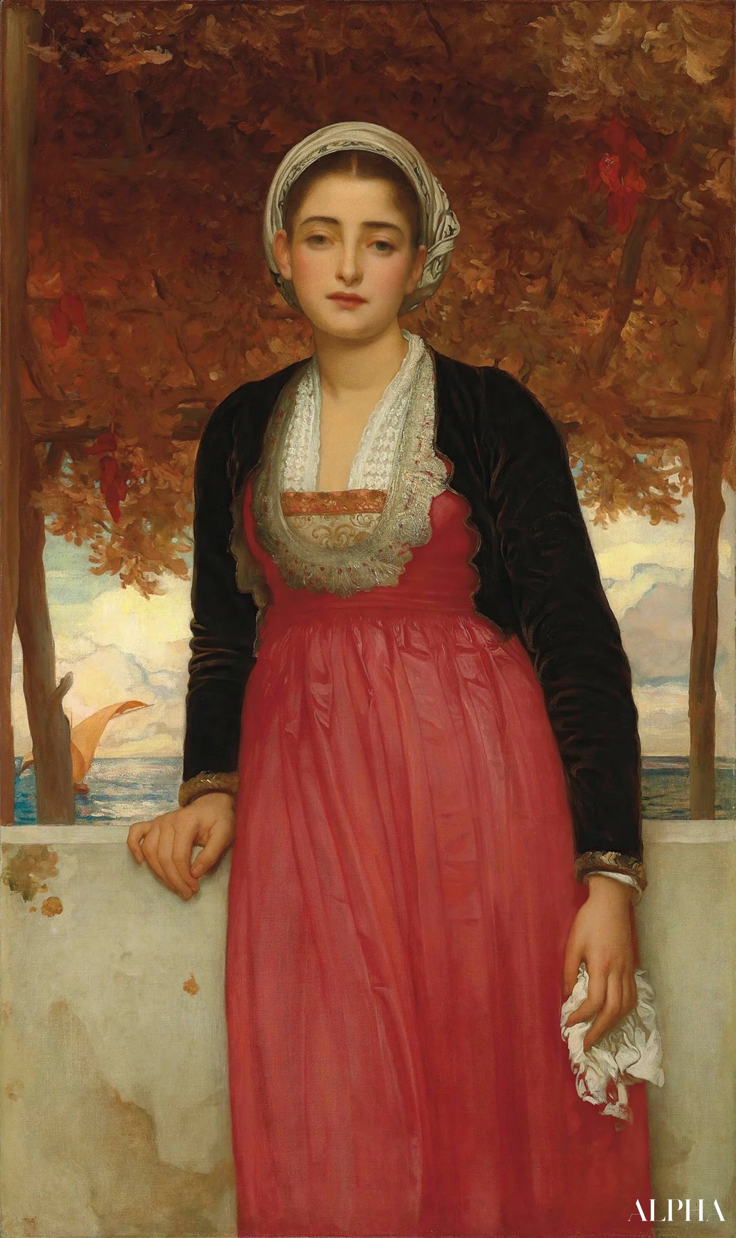 Amarilla - Frederic Leighton Reproductions de tableaux à la peinture à l’huile