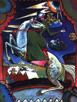 Amazon i bjergene - Vassily Kandinsky