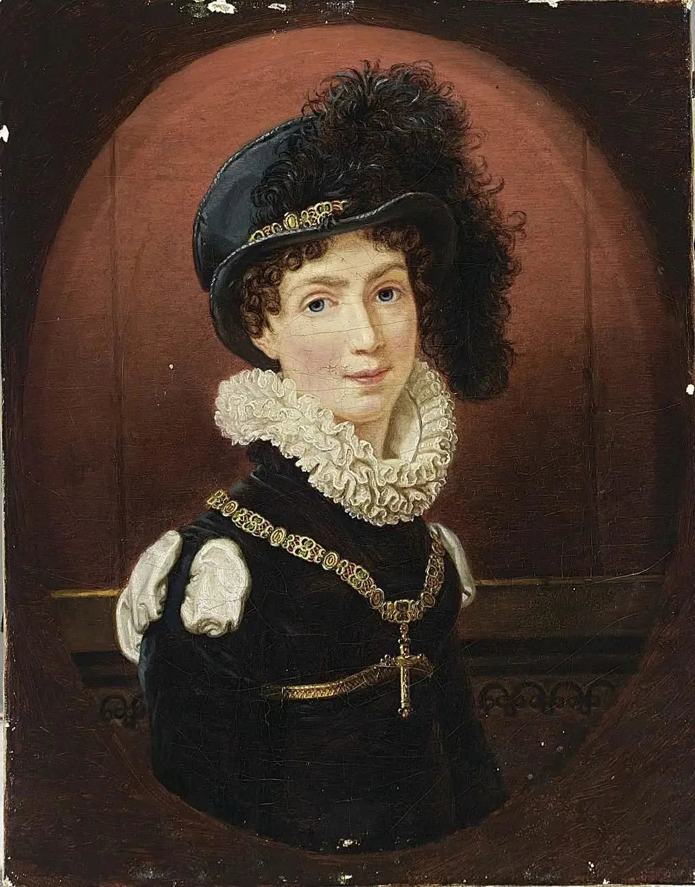 Amélie de Leuchtenberg, fremtidig kejserinde af Brasilien (1812-1873) - Joseph Karl Stieler