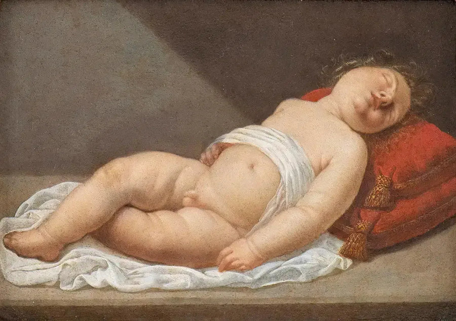 Sovende kærlighed - Artemisia Gentileschi