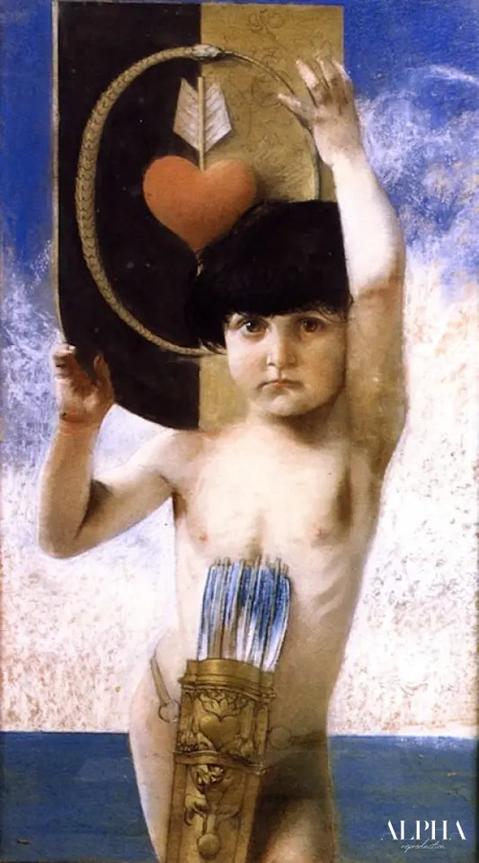 Amour - Franz von Stuck Reproductions de tableaux à la peinture à l’huile