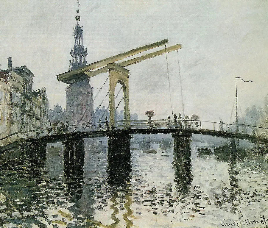 Amsterdam, Broen - Claude Monet