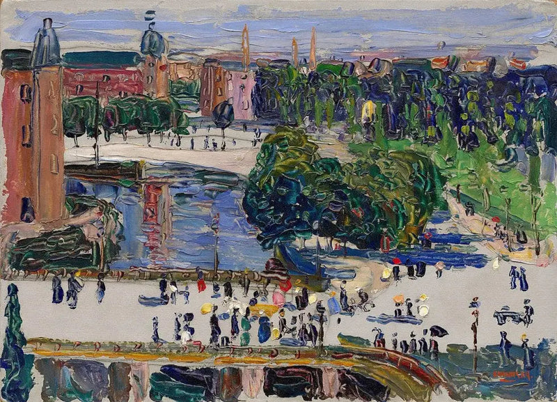 Amsterdam—Udsigt fra Vinduet - Vassily Kandinsky