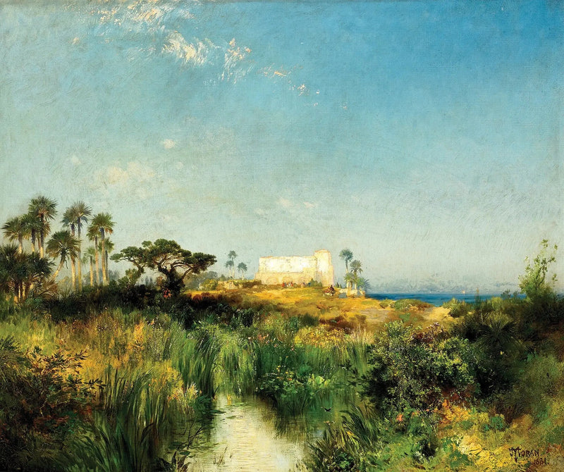 Gammel vagtstårn i Saint-Augustin - Thomas Moran