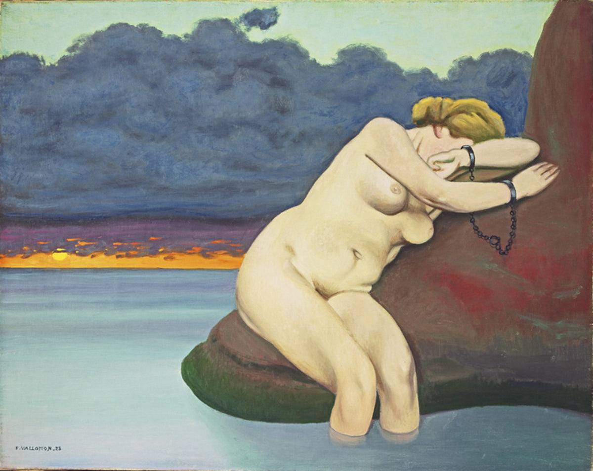 Andromeda i kæde - Félix Vallotton