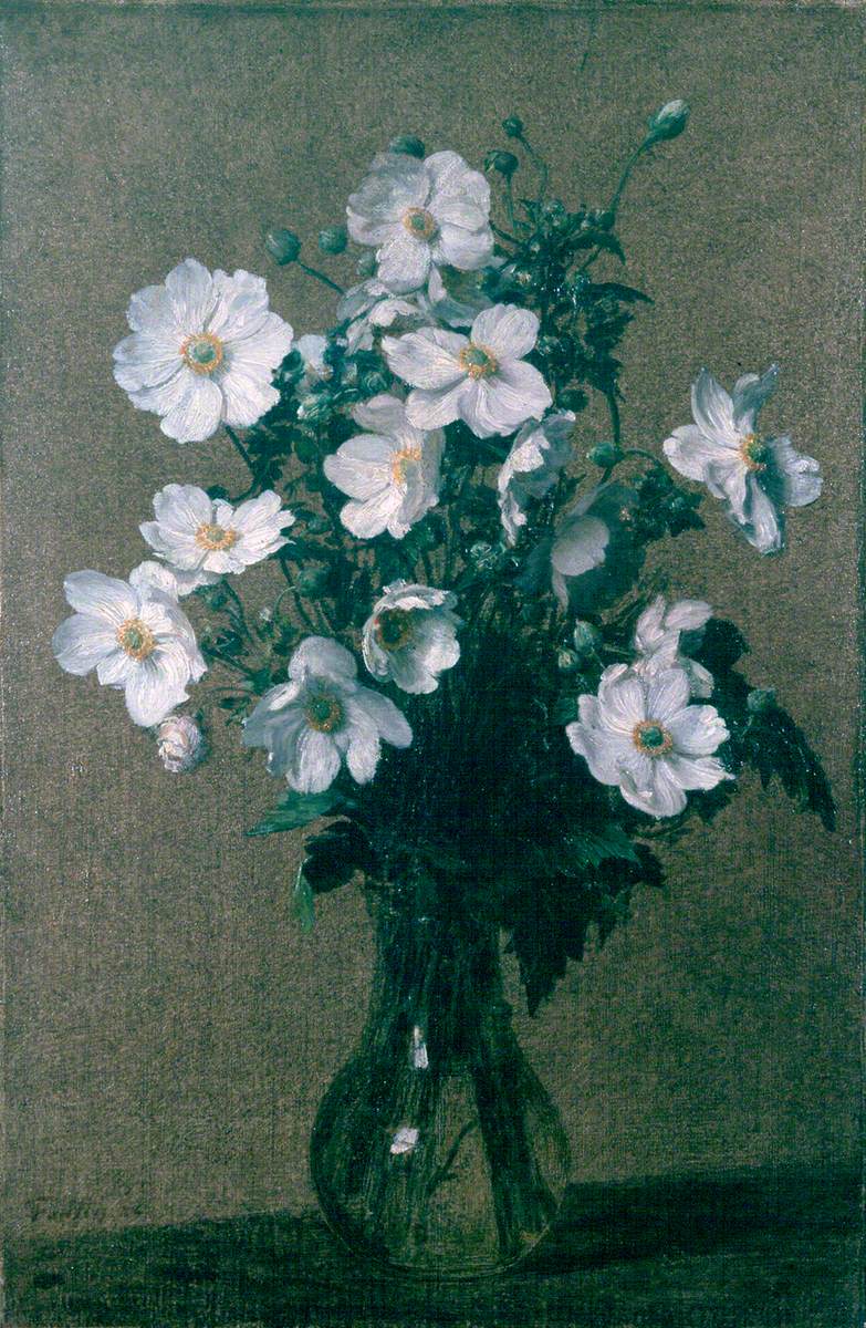 Japanske Anemoner - Henri Fantin-Latour