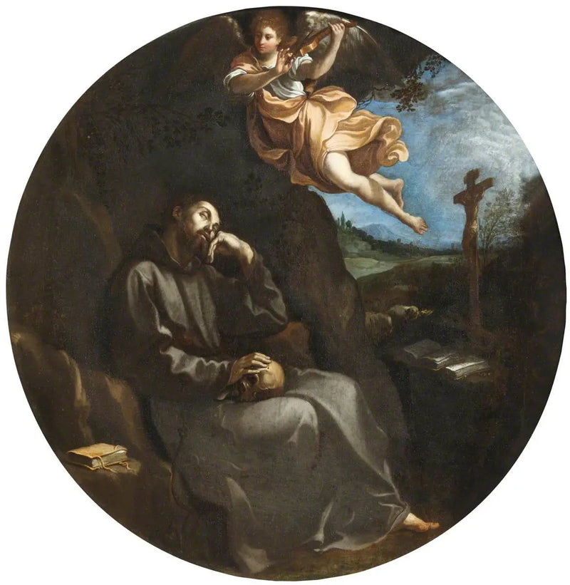 Ange, der vises i Saint François - Guido Reni