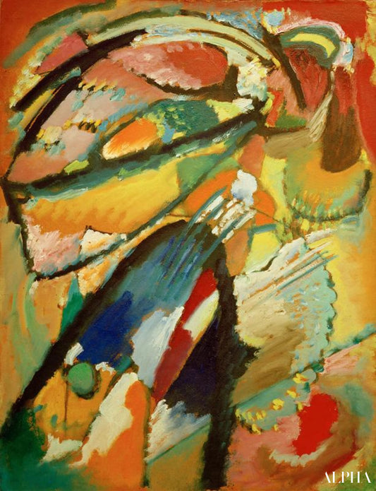 Dommedagsengel - Vassily Kandinsky - Reproduktioner af malerier og højkvalitets malerier