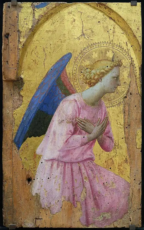 Ange en adoration, tourné vers la droite - Fra Angelico