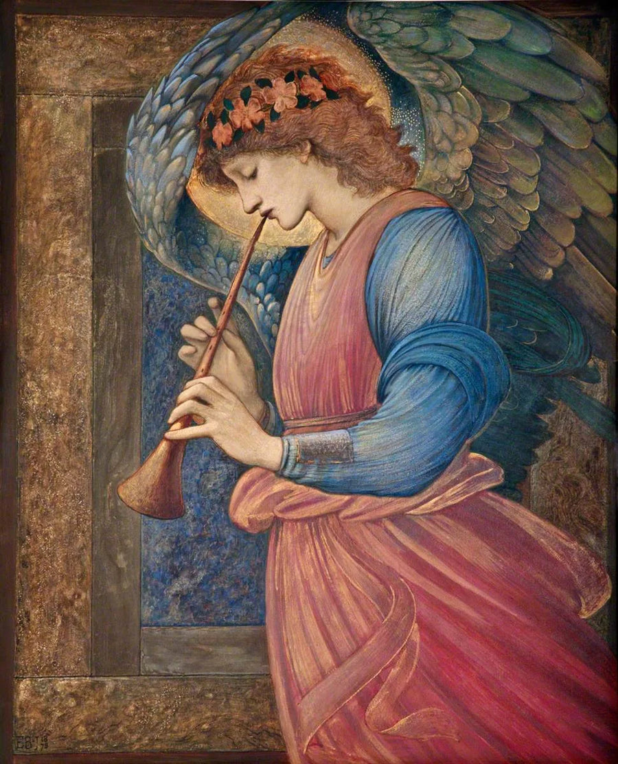Angiv spillet på fløjte - Edward Burne-Jones