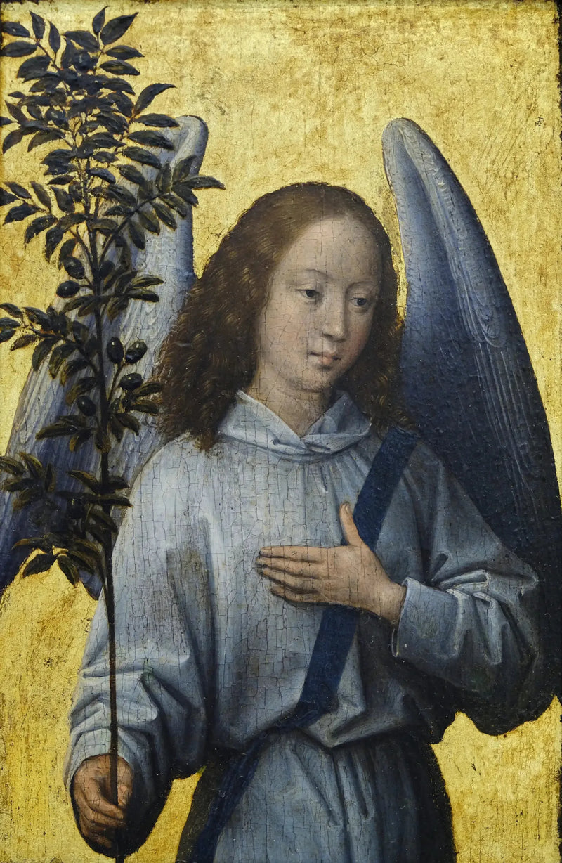 Angiv lejer en olivengren - Hans Memling