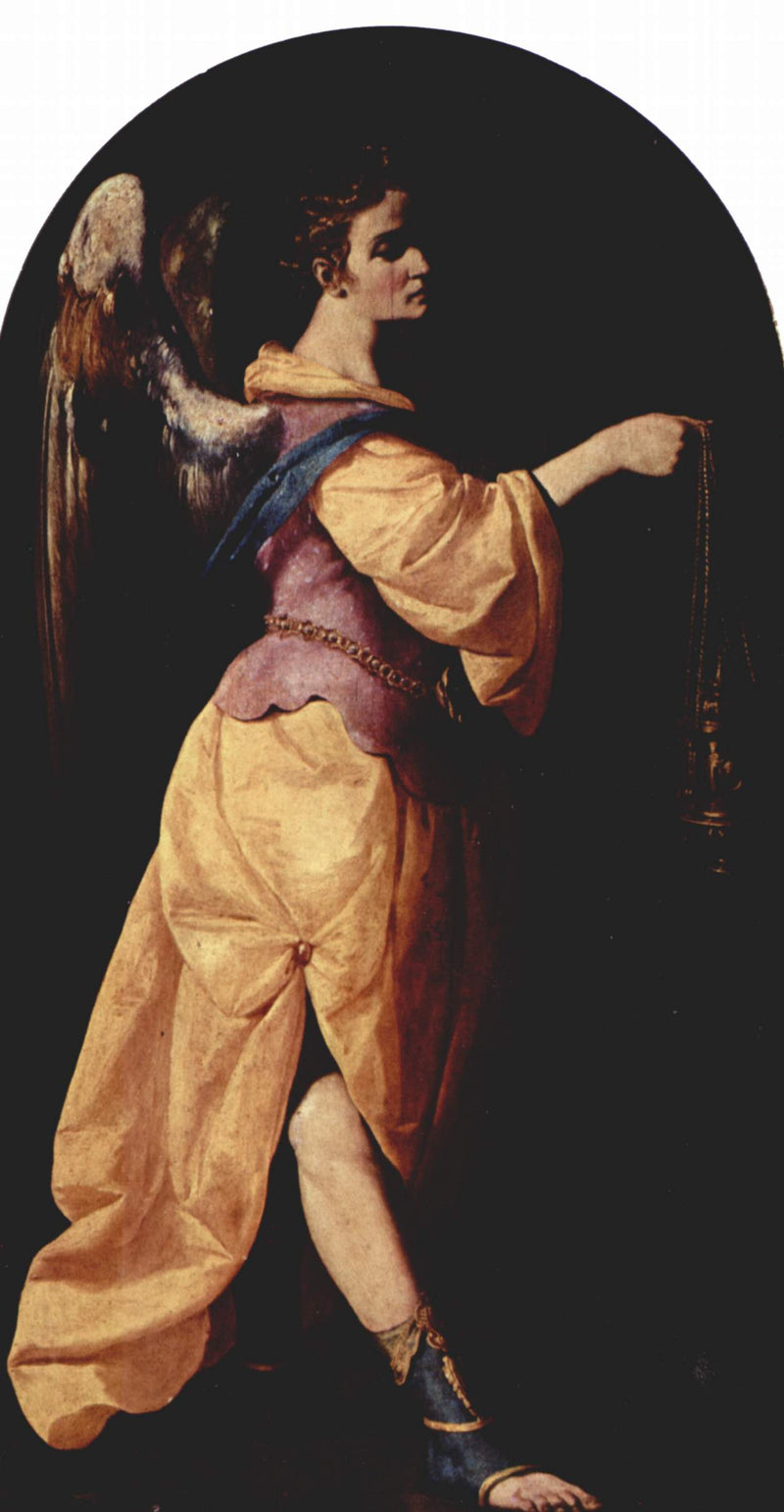 Ange med røgelsebærer - Francisco de Zurbarán