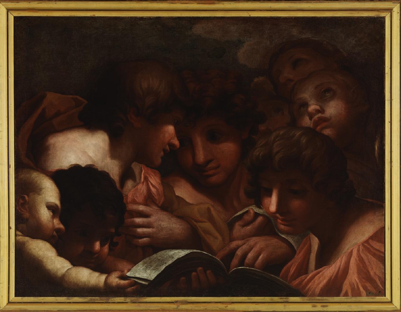 Anges chantants - Ludovico Carracci image 1 tableau peint à l’huile sur toile
