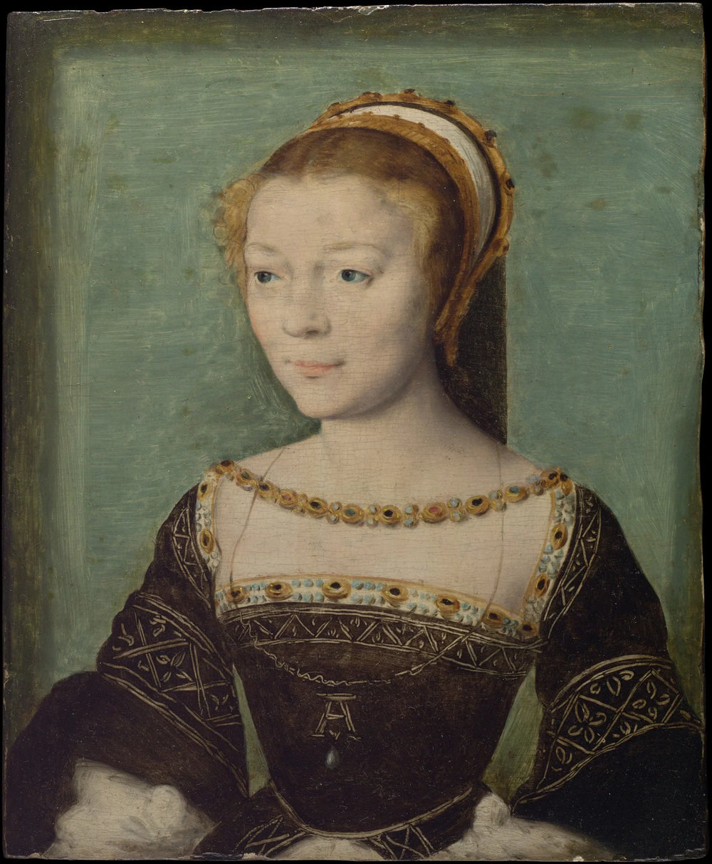 Anne de Pisseleu, duchesse d'Étampes - Corneille de Lyon image 1 reproduction de peinture à l’huile
