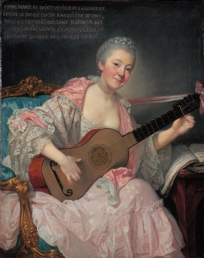 Anne-Marie de Bricqueville de Laluserne, marquesse af Bezons - Jean-Baptiste Greuze