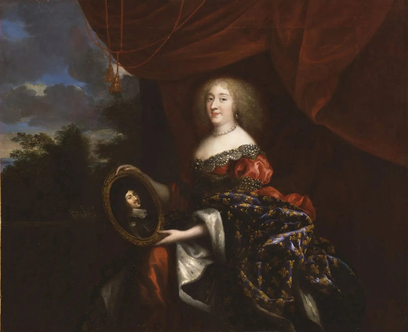 Anne-Marie-Louise d'Orléans (1627-1693), hertuginde af Montpensier, kaldet den Store Mademoiselle - Jean Nocret