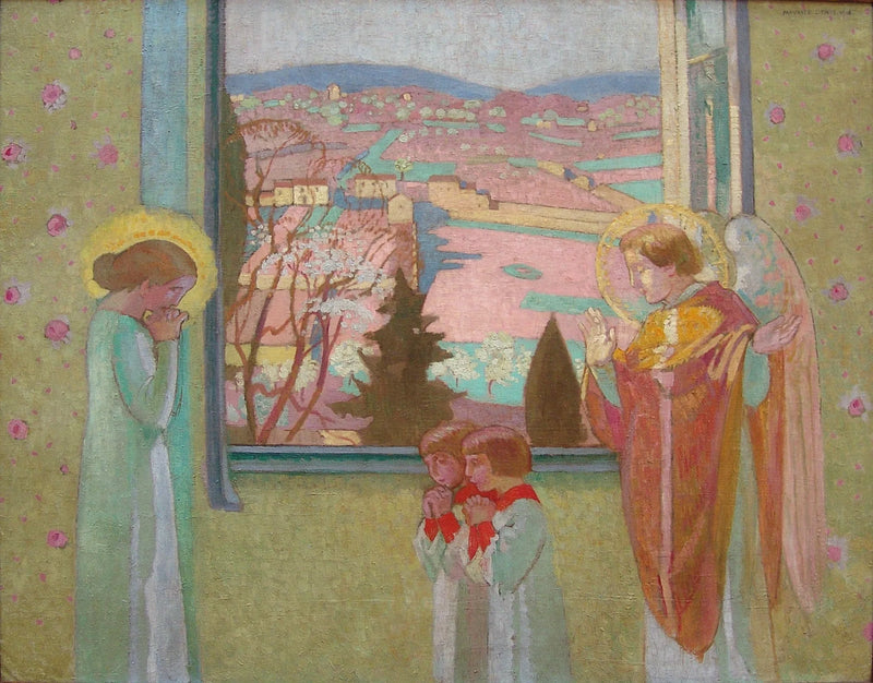 Annoncering ved vinduet i Prieuré - Maurice Denis
