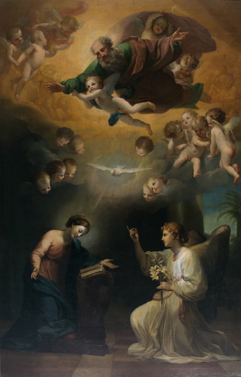Annoncering til Maria - Anton Raphael Mengs