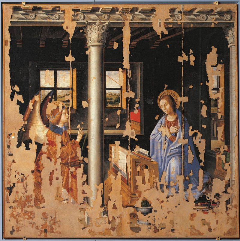 Annonceringen - Antonello de Messine