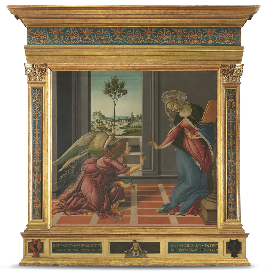 L’Annonciation du Cestello de Sandro Botticelli, 1489-1490, Galerie des Offices – reproduction peinture à l’huile sur toile