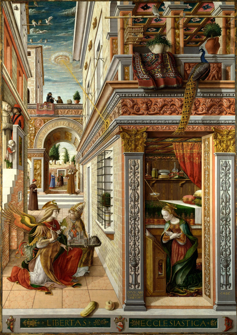 Annoncationen af Ascoli - Carlo Crivelli