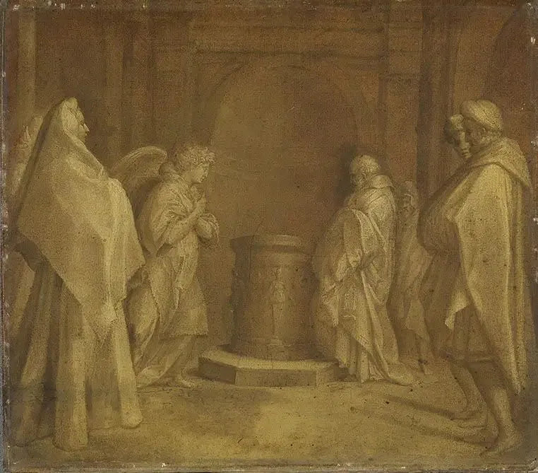 Johannes Døbers Dåb - Andrea del Sarto