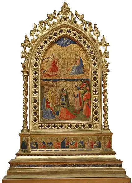 Annonciation og Mages Adoration - Fra Angelico