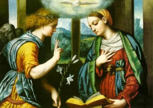 Annunciationen - Alessandro Bonvicino