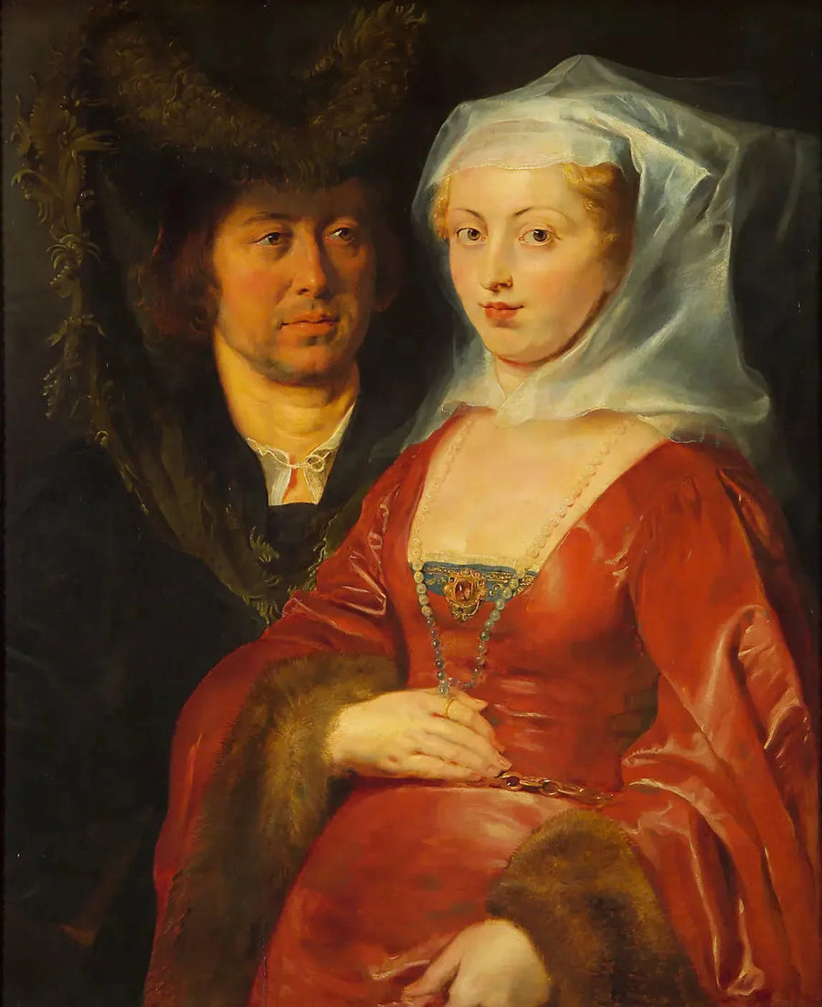 Anségise og hellige Béga - Peter Paul Rubens