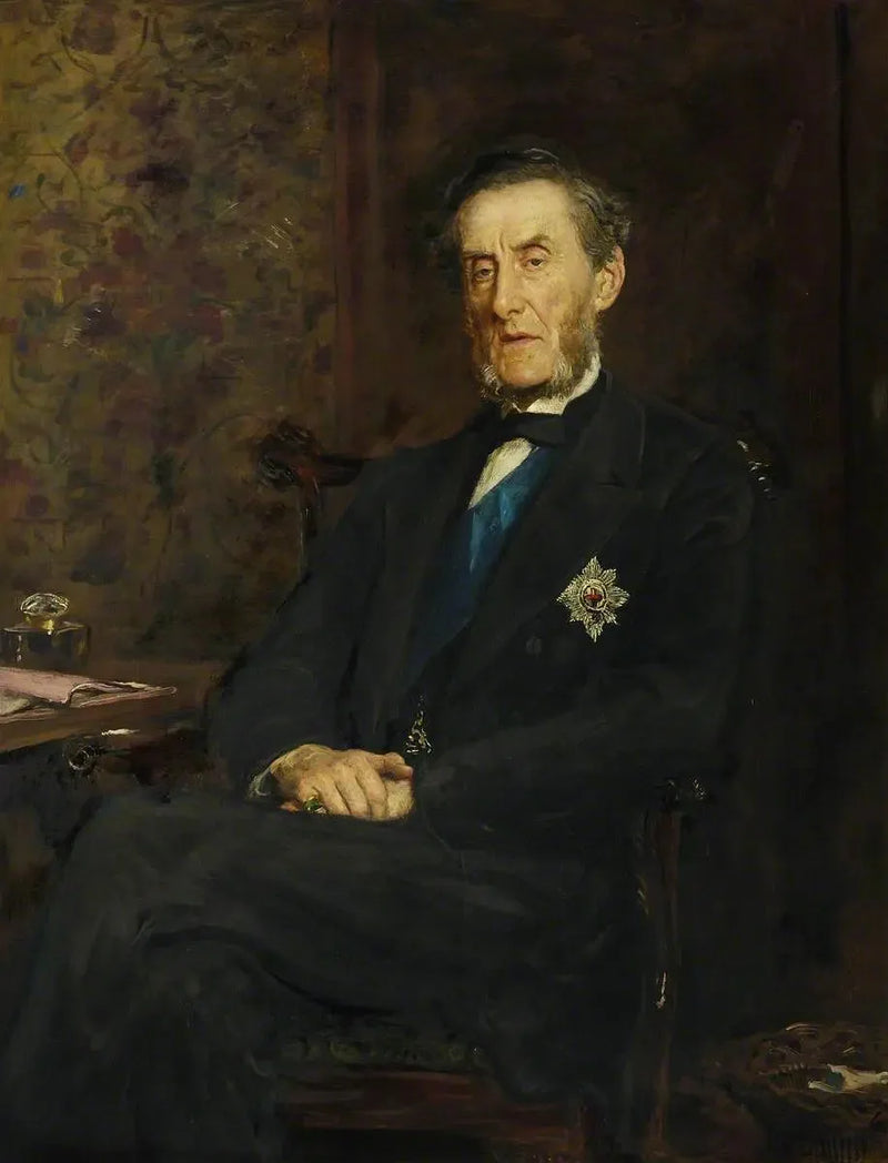 Anthony Ashley-Cooper (1801–1885), 7. greve af Shaftesbury, præsident for Det bibelske Selskab - John Everett Millais
