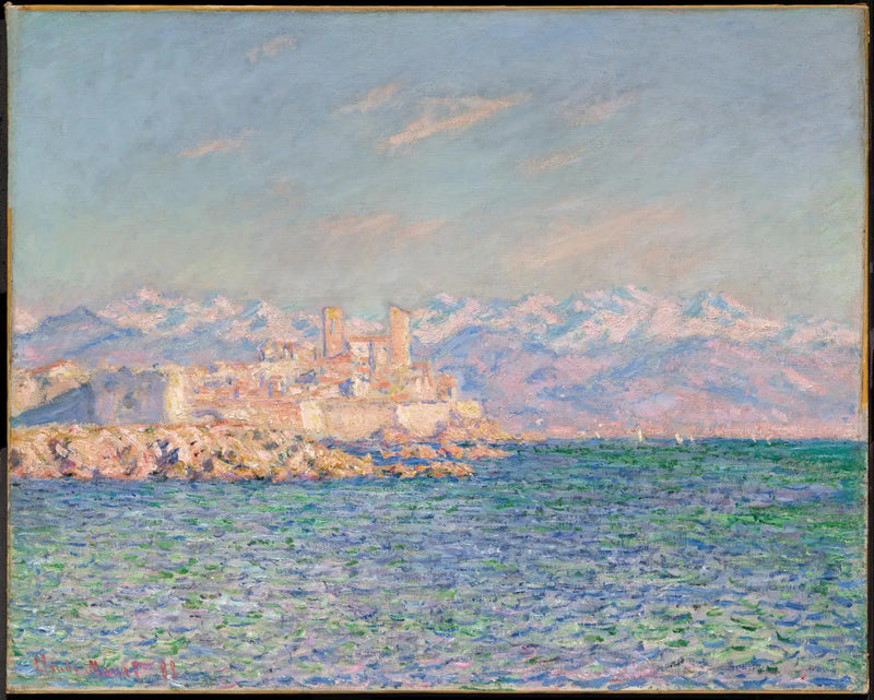Antibes, eftermiddagseffekt - Claude Monet