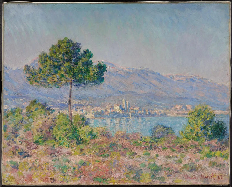 Antibes set fra plateauet Notre-Dame - Claude Monet