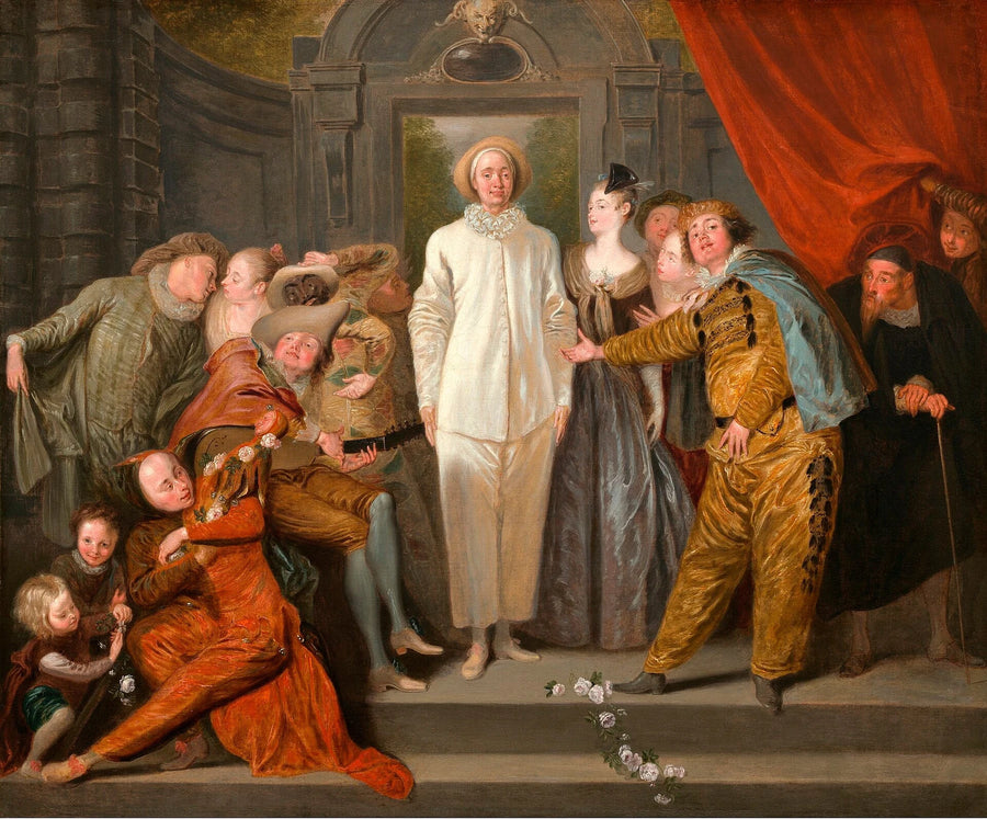 Les Comédiens italiens - Antoine Watteau