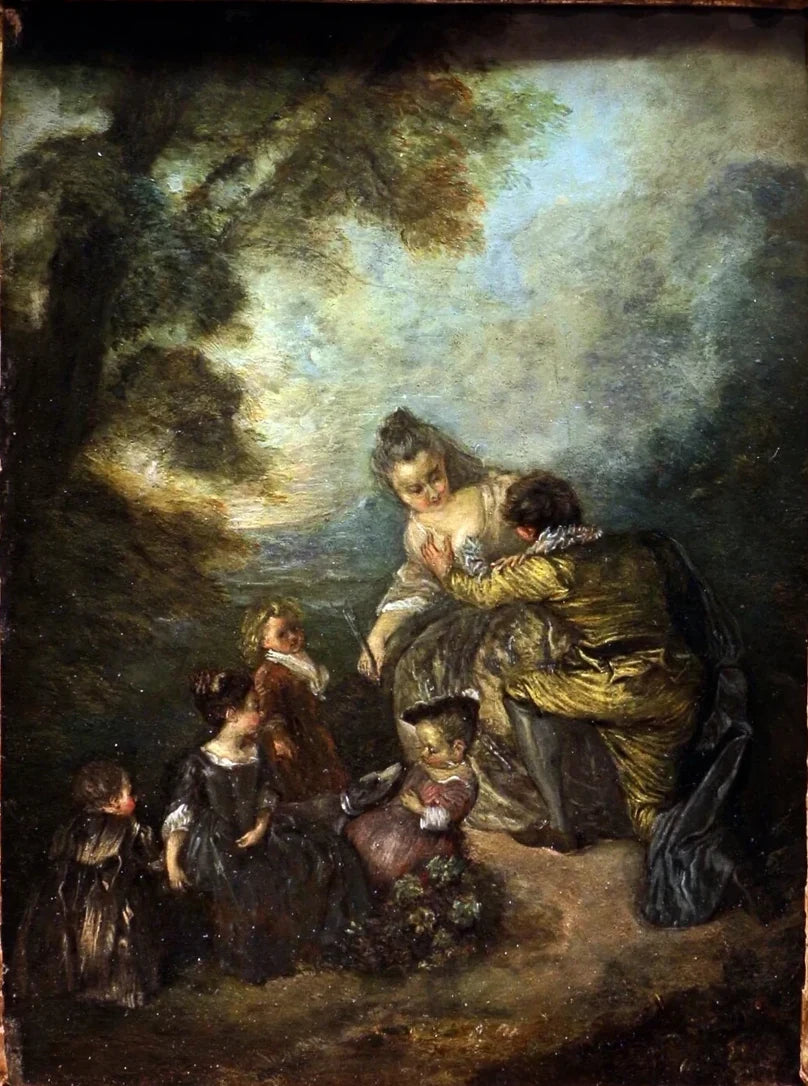 La Déclaration, peinture d’Antoine Watteau