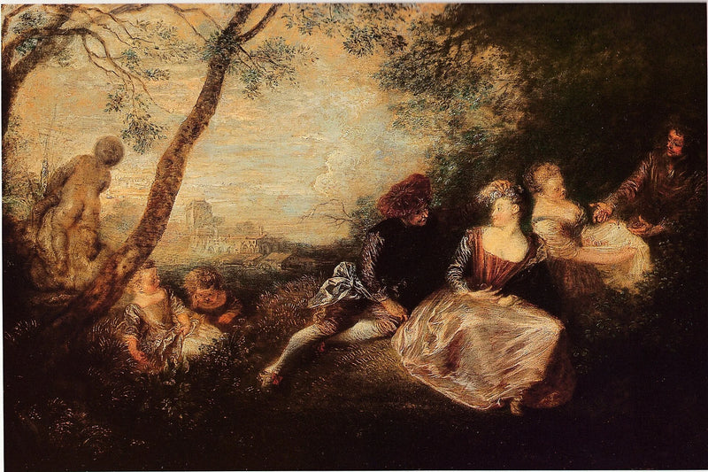 Les Divertissements champêtres - Antoine Watteau