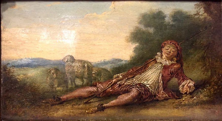 Le Berger rose - Antoine Watteau
