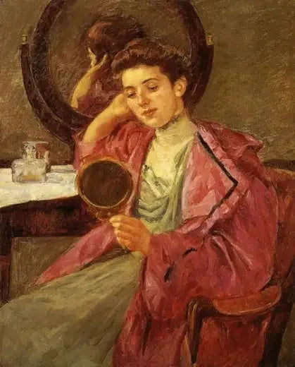 Antoinette ved sin frisør - Mary Cassatt