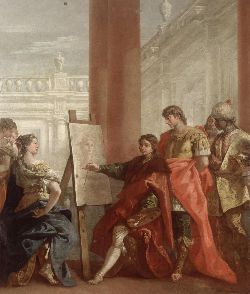 Apelles maler Campaspa - Sebastiano Ricci