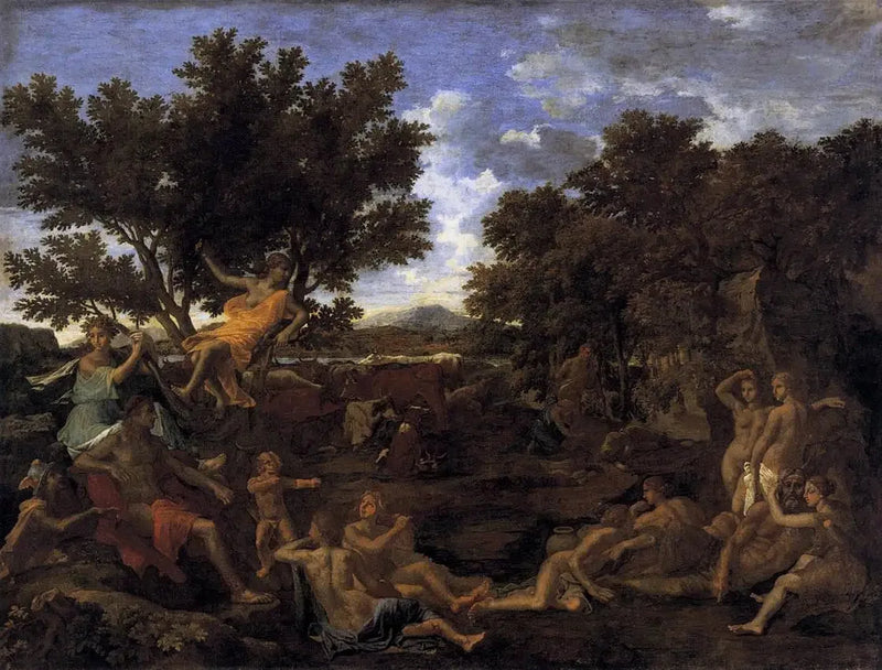 Apollon forelsket i Daphné - Nicolas Poussin