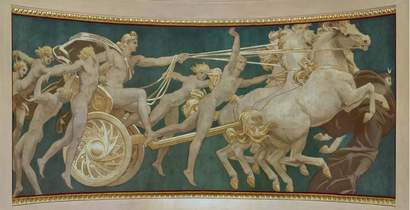 Apollon i sin vogn med timerne - John Singer Sargent