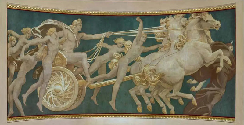 Apollon i sin vogn med timerne - John Singer Sargent